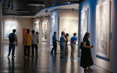 仰望秋岳—2022中国画山水作品展在龙岩开幕缩略图务本堂书画院